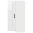 vidaXL Mosogatógép panel Kalmar Magas Fényű Fehér 57 x 57 x 100 cm