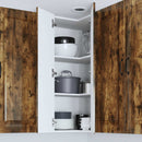 vidaXL Mosogatógép panel Kalmar Füstölt tölgy 57 x 57 x 100 cm Faanyag