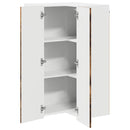 vidaXL Fali konyhaszekrény Füstölt tölgy 57 x 57 x 100 cm Faanyag