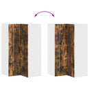 vidaXL Mosogatógép panel Kalmar Füstölt tölgy 57 x 57 x 100 cm Faanyag