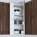vidaXL Mosogatógép panel Kalmar Barna Tölgy 57 x 57 x 100 cm Faanyag