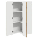 vidaXL Fali konyhaszekrény Artisan tölgy 57 x 57 x 100 cm Faanyag