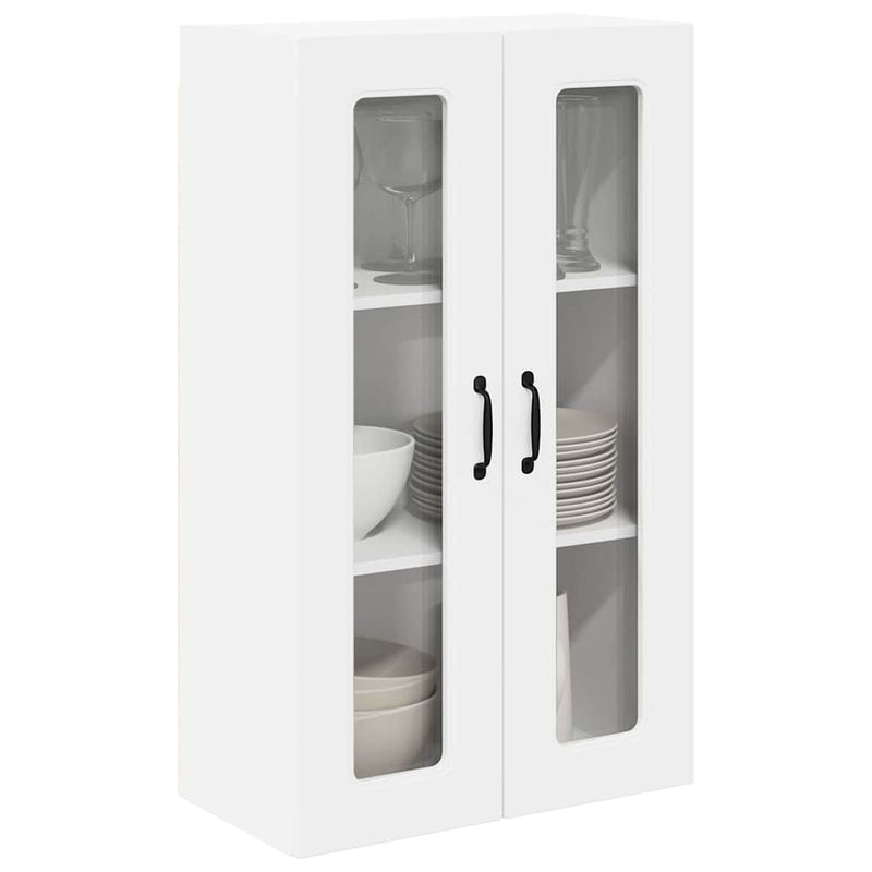 vidaXL Fali konyhaszekrény polcokkal Fehér 60 x 31 x 100 cm Faanyag