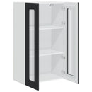 vidaXL Mosogatógép panel Kalmar Fekete 60 x 31 x 100 cm Faanyag