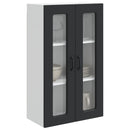 vidaXL Mosogatógép panel Kalmar Fekete 60 x 31 x 100 cm Faanyag