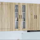 vidaXL Mosogatógép panel Kalmar Sonoma tölgy 60 x 31 x 100 cm Faanyag