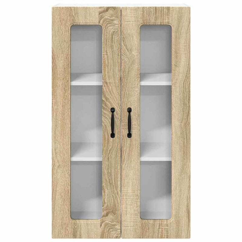 vidaXL Fali konyhaszekrény Sonoma tölgy 60 x 31 x 100 cm Faanyag
