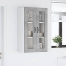 vidaXL Mosogatógép panel Kalmar Beton Szürke 60 x 31 x 100 cm Faanyag