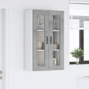 vidaXL Mosogatógép panel Kalmar Beton Szürke 60 x 31 x 100 cm Faanyag