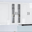 vidaXL Mosogatógép panel Kalmar Magas Fényű Fehér 60 x 31 x 100 cm