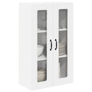 vidaXL Fali konyhaszekrény Magas Fényű Fehér 60 x 31 x 100 cm Faanyag