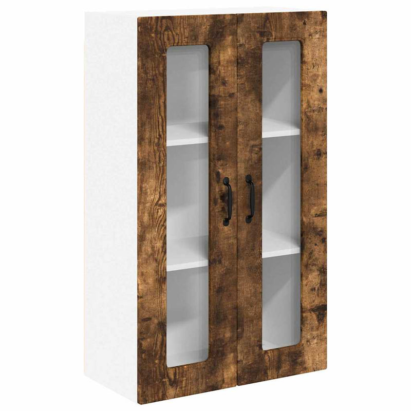 vidaXL Fali konyhaszekrény Füstölt tölgy 60 x 31 x 100 cm Faanyag