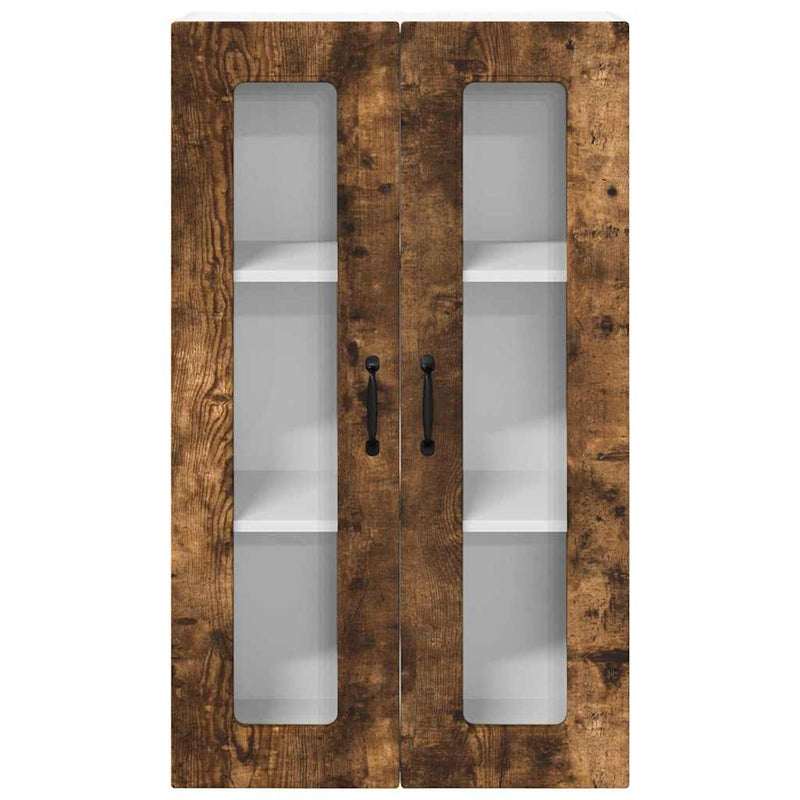 vidaXL Fali konyhaszekrény Füstölt tölgy 60 x 31 x 100 cm Faanyag