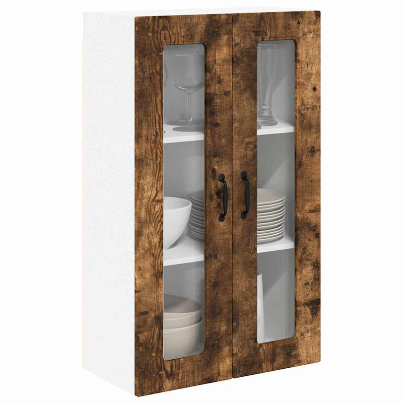 vidaXL Fali konyhaszekrény Füstölt tölgy 60 x 31 x 100 cm Faanyag