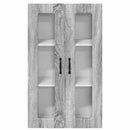 vidaXL Fali konyhaszekrény Szürke Sonoma 60 x 31 x 100 cm Faanyag