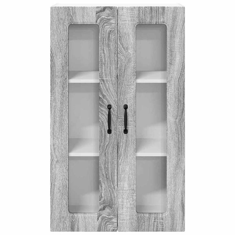 vidaXL Fali konyhaszekrény Szürke Sonoma 60 x 31 x 100 cm Faanyag