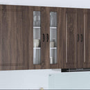 vidaXL Mosogatógép panel Kalmar Barna Tölgy 60 x 31 x 100 cm Faanyag