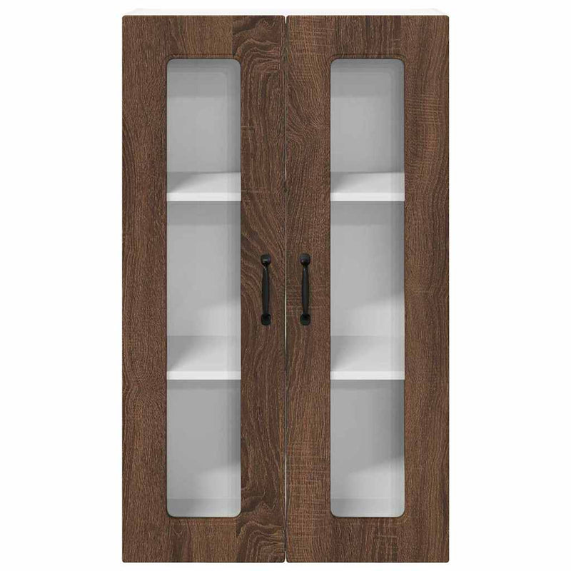 vidaXL Fali konyhaszekrény Barna Tölgy 60 x 31 x 100 cm Faanyag