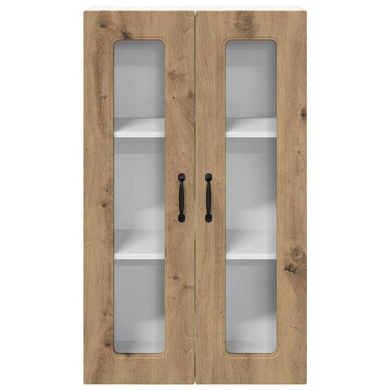 vidaXL Fali konyhaszekrény Artisan tölgy 60 x 31 x 100 cm Faanyag