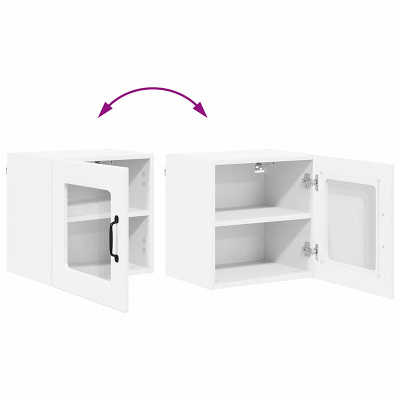 vidaXL Konyhaszekrény polcokkal Fehér 40 x 31 x 40 cm Faanyag