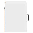vidaXL Fali üveges szekrény LUCCA 2 pcs Fehér 40 x 31 x 40 cm