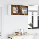 vidaXL Konyhaszekrény 2 pcs Füstölt tölgy 40 x 31 x 40 cm Faanyag