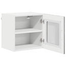 vidaXL Fali üveges szekrény LUCCA 2 pcs Szürke Sonoma 40 x 31 x 40 cm