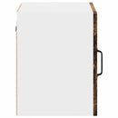 vidaXL Fali üveges szekrény LUCCA 2 pcs Antik Fa 40 x 31 x 40 cm