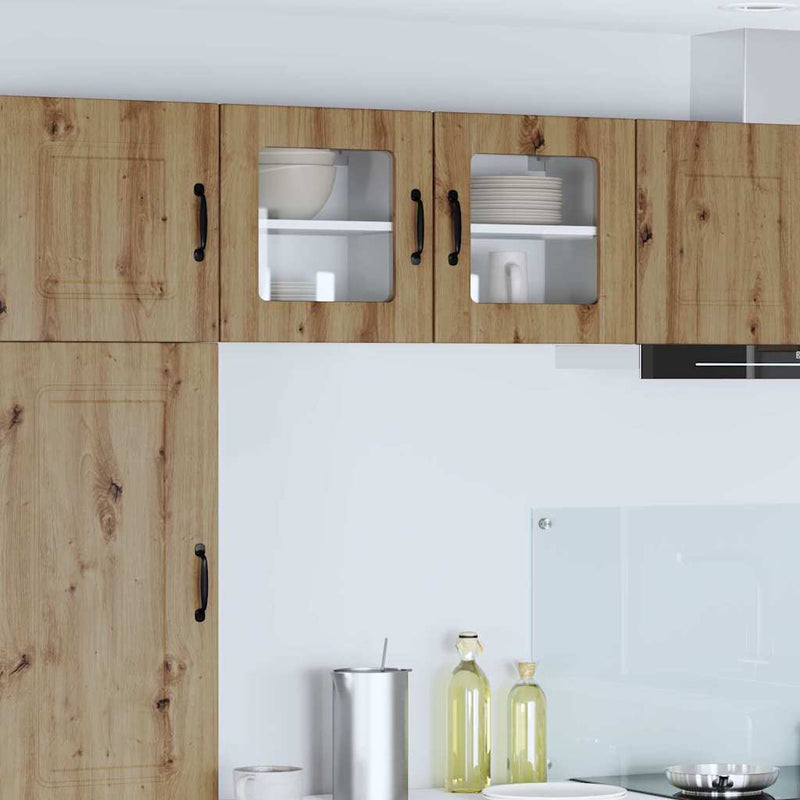 vidaXL Konyhaszekrény polcokkal Artisan tölgy 40 x 31 x 40 cm Faanyag