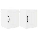 vidaXL Konyhaszekrény polcokkal 2 pcs Fehér 30 x 31 x 40 cm Faanyag