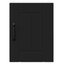 vidaXL Konyhaszekrény polcokkal Fekete 30 x 31 x 40 cm Faanyag