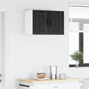 vidaXL Fali Szekrény LUCCA 2 pcs Fekete 30 x 31 x 40 cm Szerelt Fa
