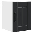vidaXL Fali Szekrény LUCCA 2 pcs Fekete 30 x 31 x 40 cm Szerelt Fa