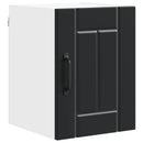 vidaXL Fali Szekrény LUCCA 2 pcs Fekete 30 x 31 x 40 cm Szerelt Fa