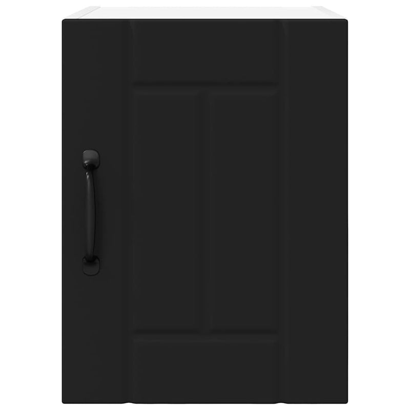 vidaXL Konyhaszekrény polcokkal 2 pcs Fekete 30 x 31 x 40 cm Faanyag