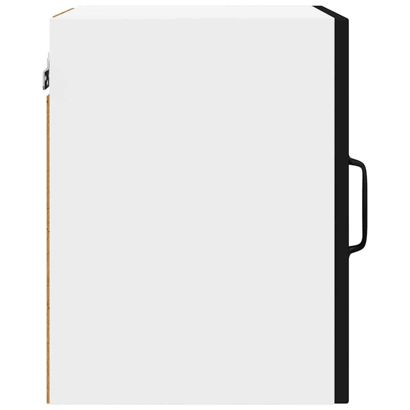 vidaXL Konyhaszekrény polcokkal 2 pcs Fekete 30 x 31 x 40 cm Faanyag