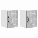 vidaXL Fali Szekrény LUCCA 2 pcs Betonszürke 30 x 31 x 40 cm