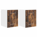 vidaXL Fali Szekrény LUCCA 2 pcs Füstös Tölgy 30 x 31 x 40 cm