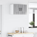 vidaXL Fali Szekrény LUCCA 2 pcs Szürke Sonoma 30 x 31 x 40 cm