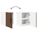 vidaXL Konyhaszekrény polcokkal Barna Tölgy 30 x 31 x 40 cm Faanyag