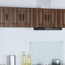 vidaXL Fali Szekrény LUCCA 2 pcs Barna Tölgy 30 x 31 x 40 cm