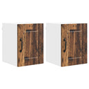 vidaXL Fali Szekrény LUCCA 2 pcs Antik Fa 30 x 31 x 40 cm Szerelt Fa