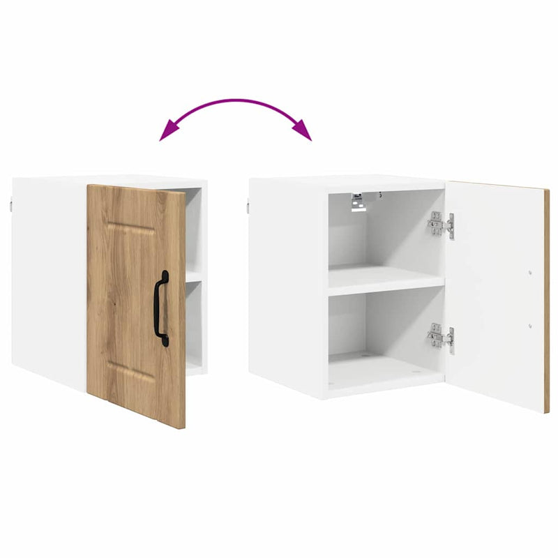 vidaXL Konyhaszekrény polcokkal Artisan tölgy 30 x 31 x 40 cm Faanyag