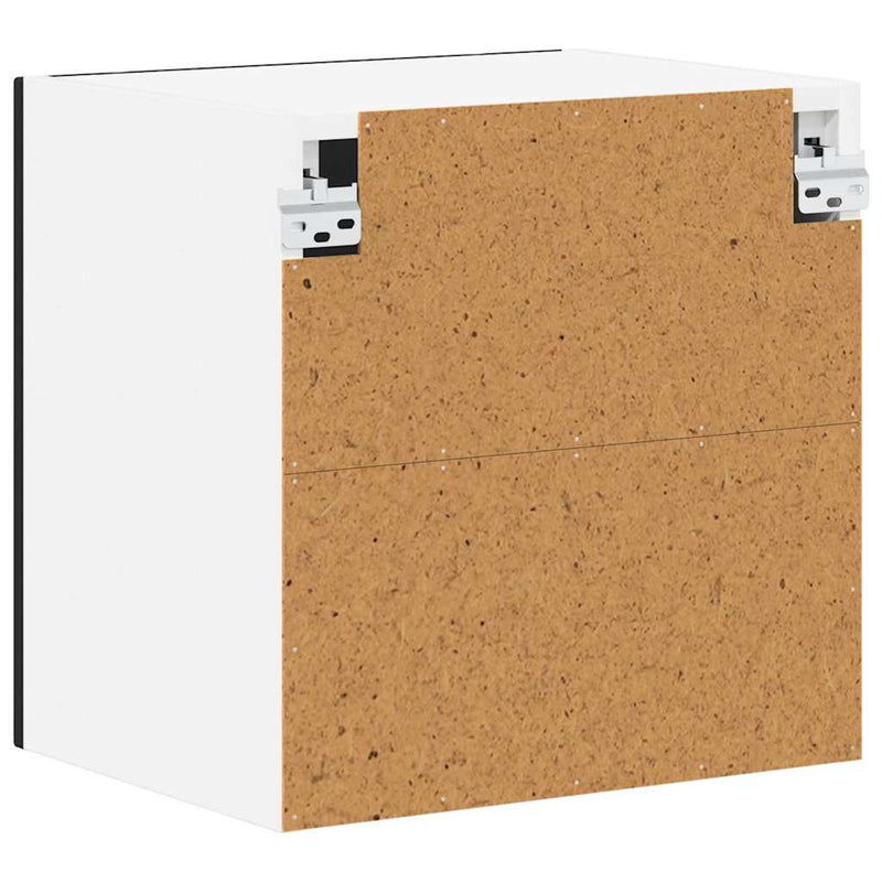 vidaXL Konyhaszekrény polcokkal Fekete 40 x 31 x 40 cm Faanyag