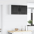 vidaXL Fali Szekrény LUCCA 2 pcs Fekete 40 x 31 x 40 cm Szerelt Fa