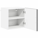 vidaXL Fali Szekrény LUCCA 2 pcs Fekete 40 x 31 x 40 cm Szerelt Fa