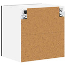 vidaXL Fali Szekrény LUCCA 2 pcs Fekete 40 x 31 x 40 cm Szerelt Fa