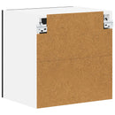 vidaXL Fali Szekrény LUCCA 2 pcs Fekete 40 x 31 x 40 cm Szerelt Fa
