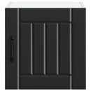 vidaXL Fali Szekrény LUCCA 2 pcs Fekete 40 x 31 x 40 cm Szerelt Fa