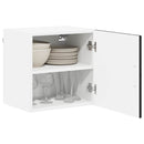 vidaXL Fali Szekrény LUCCA 2 pcs Fekete 40 x 31 x 40 cm Szerelt Fa